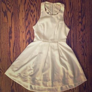 LuLu’s | White Geometric Cutout Dress